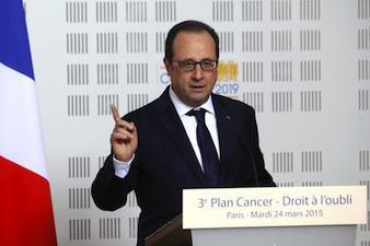 Cancer : François Hollande concrétise le droit à l’oubli