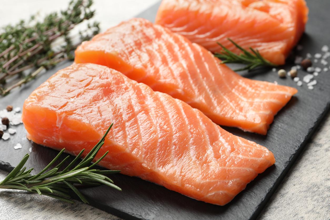 Eating salmon is good for the heart 