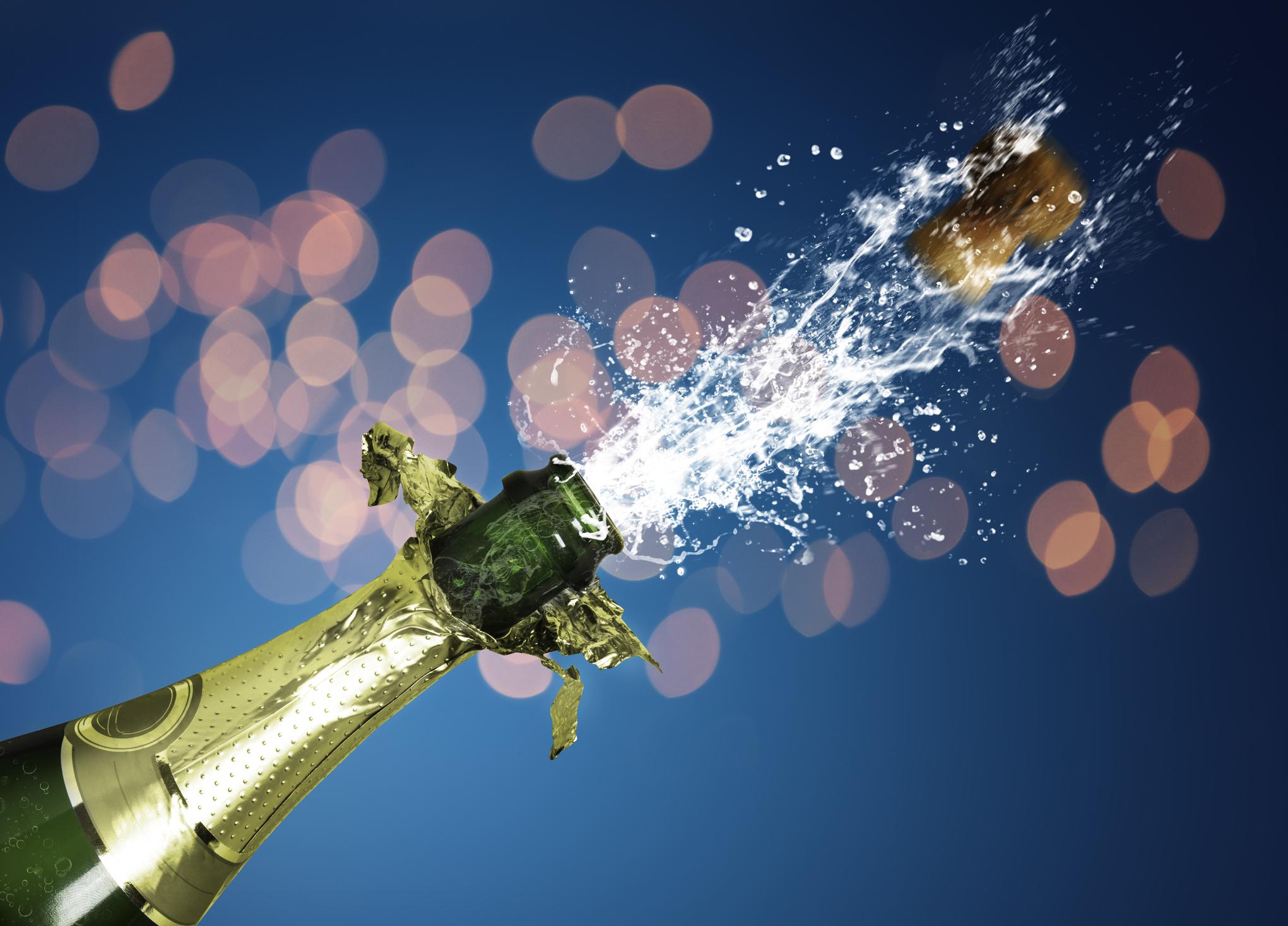 Lésions oculaires : attention aux bouchons de champagne durant les fêtes ! 