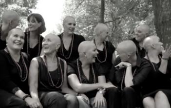 Cancer du sein : 11 femmes se rasent le crâne en soutien à leur amie