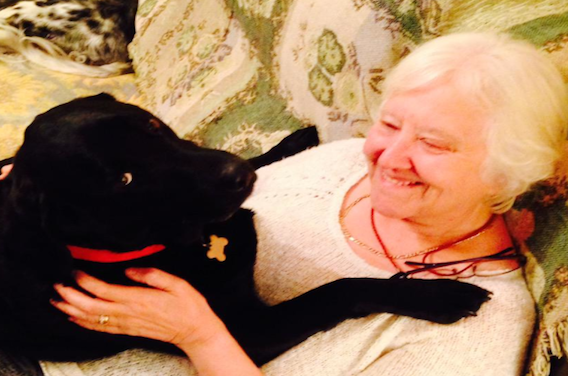 Le chien de Karin Gibson a détecté son cancer du sein 