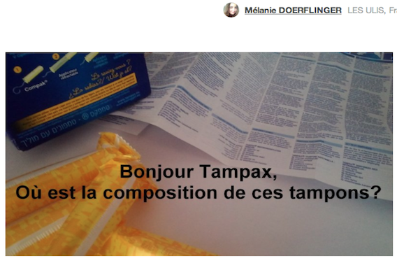 Tampax : la pétition d'une jeune Française rassemble des milliers de signatures