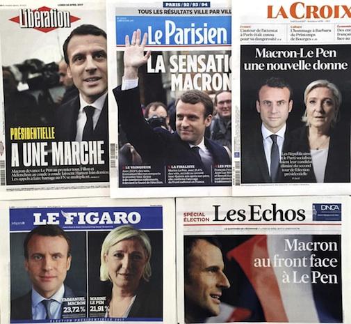 Santé : Emmanuel Macron et Marine Le Pen affichent la couleur