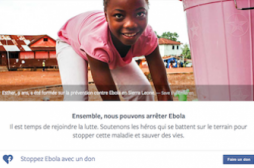 Ebola : comment faire un don sur Facebook en quelques clics