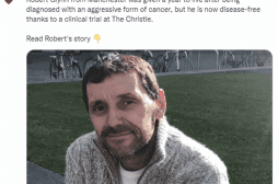 Cancer : condamné à mourir dans les 12 mois, il guérit grâce à l'immunothérapie