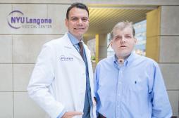 Une greffe complète du visage réalisée sur un pompier