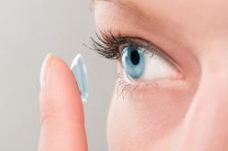 Des lentilles de contact agissent comme un pansement pour les yeux malades