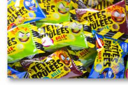 E171 : l'additif retiré des bonbons Têtes Brûlées