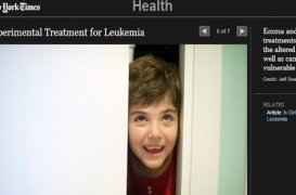 Une petite fille atteinte de leucémie sauvée grâce au virus du sida