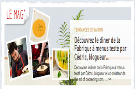 Les  recettes de la Fabrique pour soigner notre alimentation