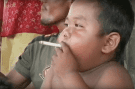 Indonésie : l'ancien bébé fumeur se porte bien