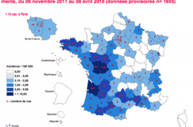 Rougeole : la majorité des 1605 personnes contaminées depuis novembre n'étaient pas vaccinées
