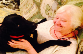 Le chien de Karin Gibson a détecté son cancer du sein 