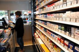 Les ventes de cigarettes en forte baisse 