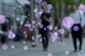 Le virus pourrait être diffusé dans l'air