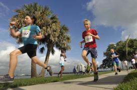 Le poids ralentit la course de nos enfants
