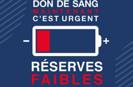 Don du sang : des stocks critiques pour trois groupes sanguins