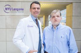Une greffe complète du visage réalisée sur un pompier