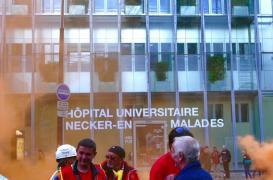 Dégradations à l'hôpital Necker : indignation des acteurs de la santé
