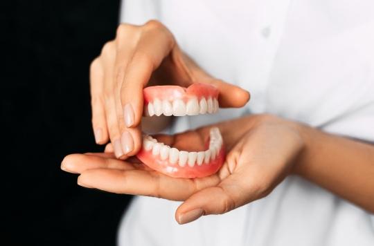 Les prothèses dentaires peuvent avoir une influence sur l'alimentation 