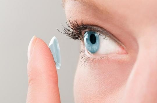 Des lentilles de contact agissent comme un pansement pour les yeux malades