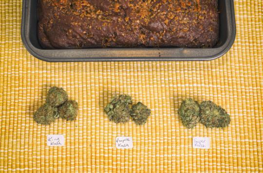 Gâteau au cannabis : \
